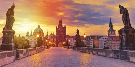 Charles bridge at Dawn