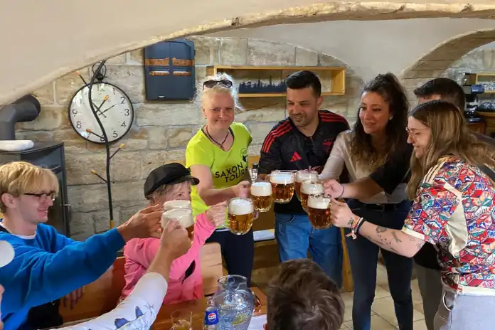 Lunch and beer tasting in Bohemian Switzerland