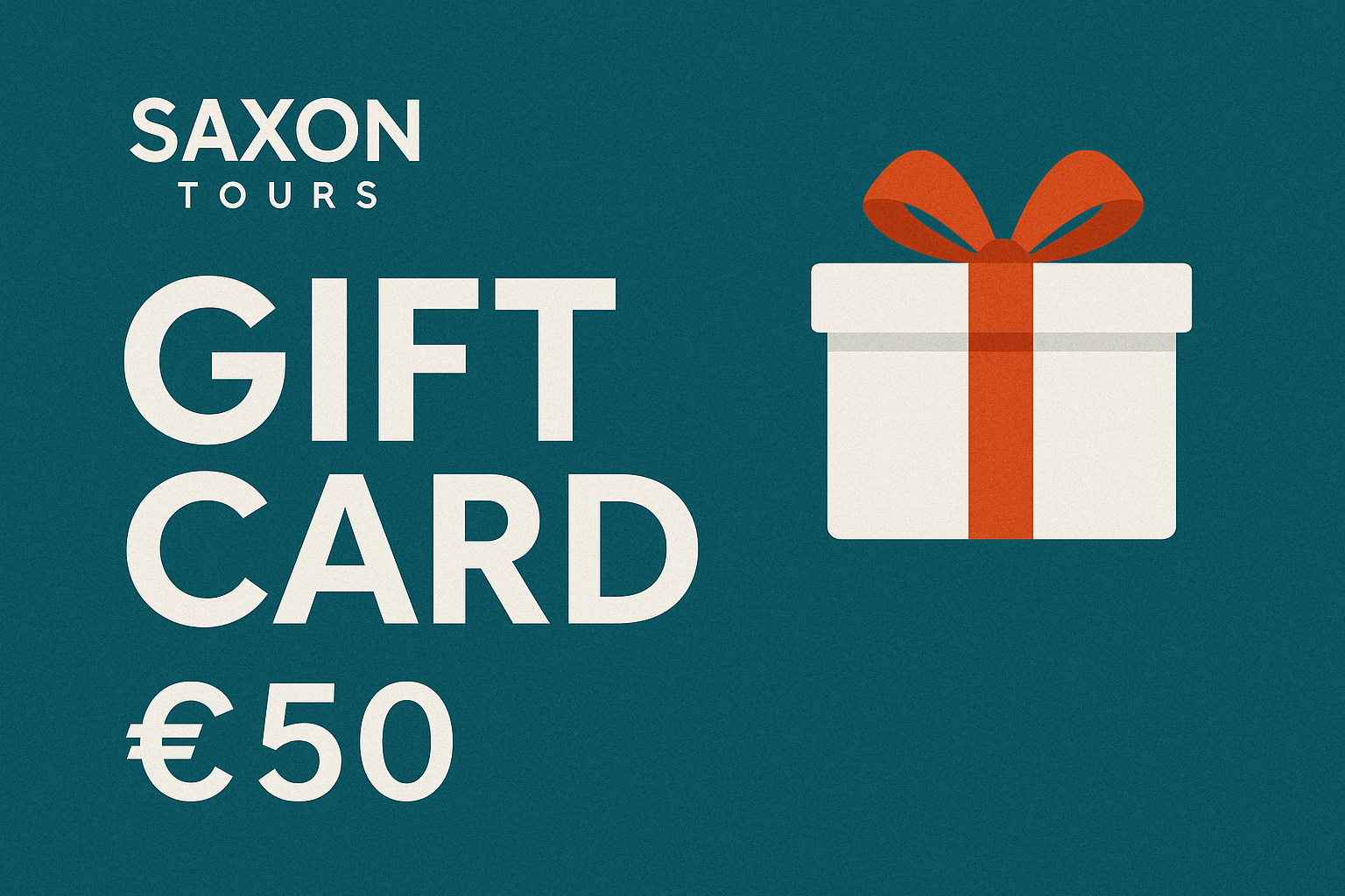 Saxon Tours Gift Card
