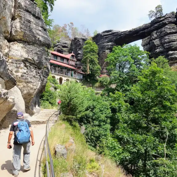 Hiking to Pravcicka Gate - Prebishtorr, Saxony, Germany
