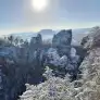 Bastei Bridge in Winter