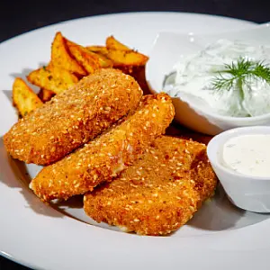 Fried Gouda Cheese, Tatar sauce