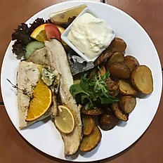 Grilled Local Trout with Herb Butter